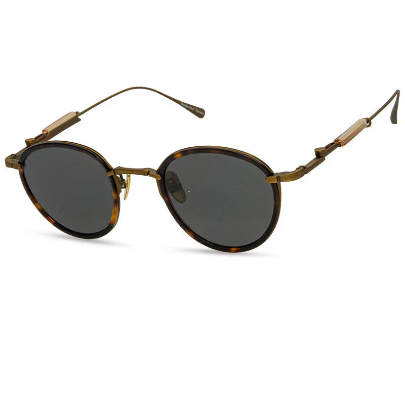 Vintage Round Frame Special-Interest Artistic Glasses