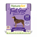 Naturediet Feelgood Turkey & Chicken 390g