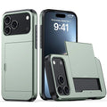 Protective Phone Case With Sliding Cover For Cards