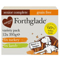 Forthglade Complete Turkey & Lamb Natural Wet Dog Food for Senior Dogs (12x395g)