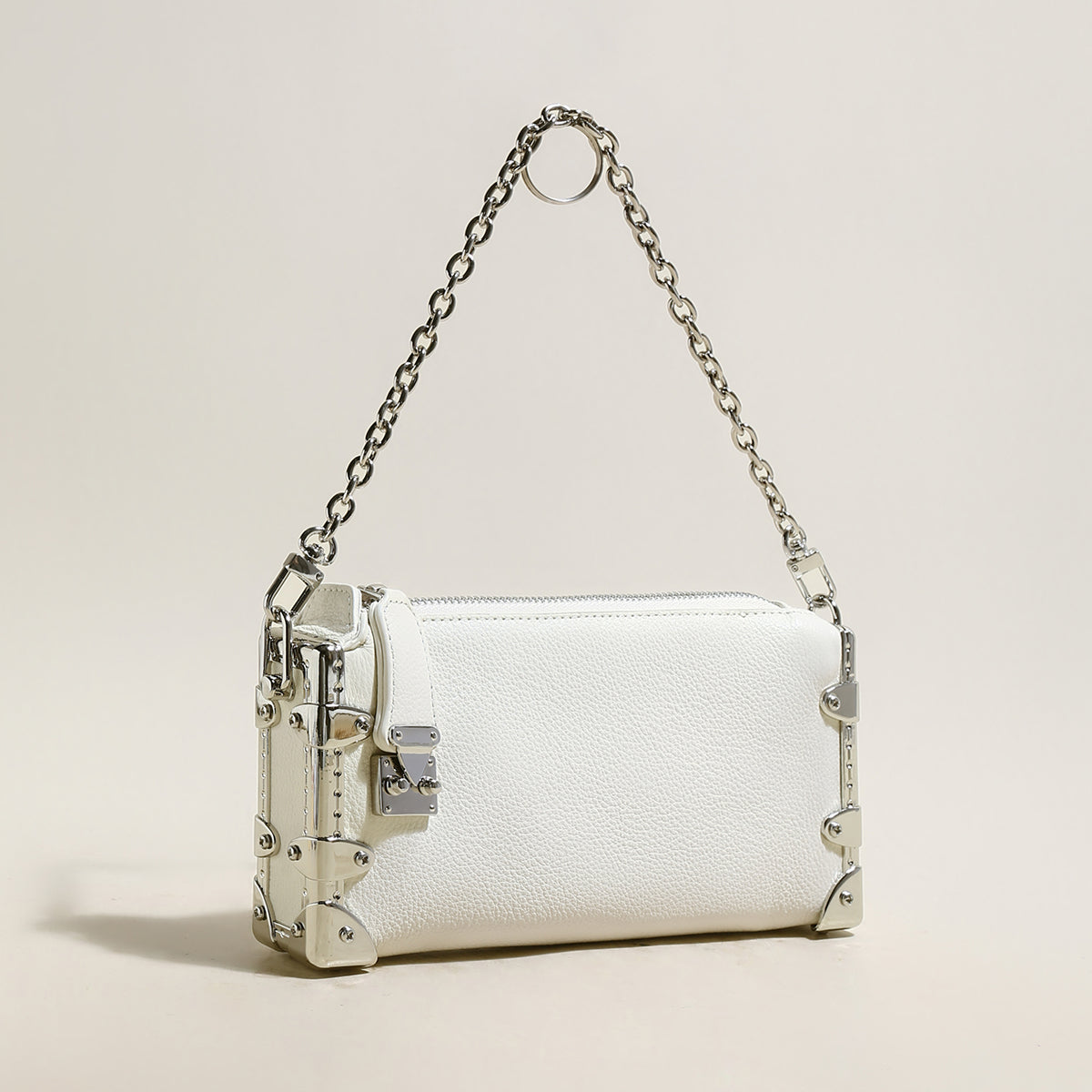 Harlow Chain Strap Structured Shoulder Bag