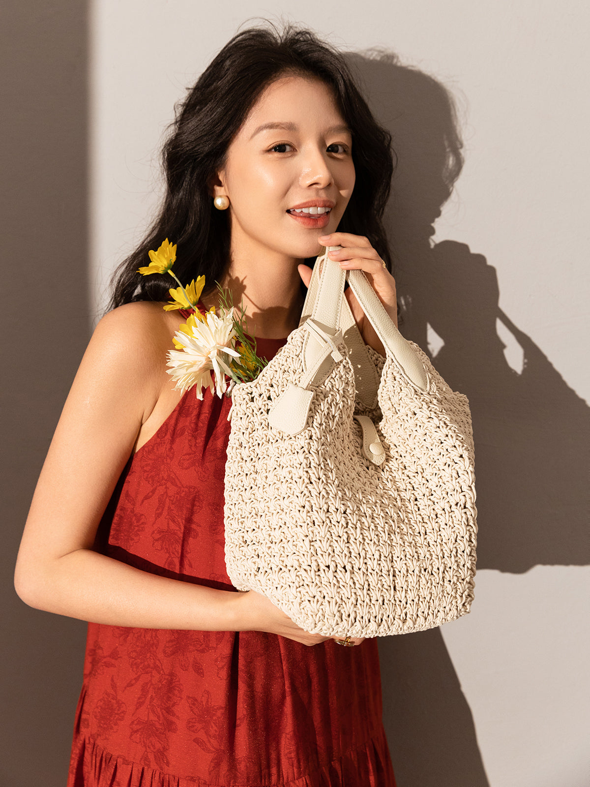 Italian Breeze Top Handle Bag