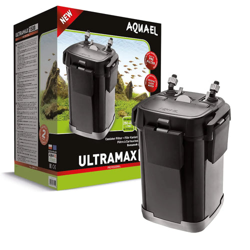 AquaMax Pro 1500 Aquarium Filter - Multi-Stage Canister System - 65-120 Gallon Tanks