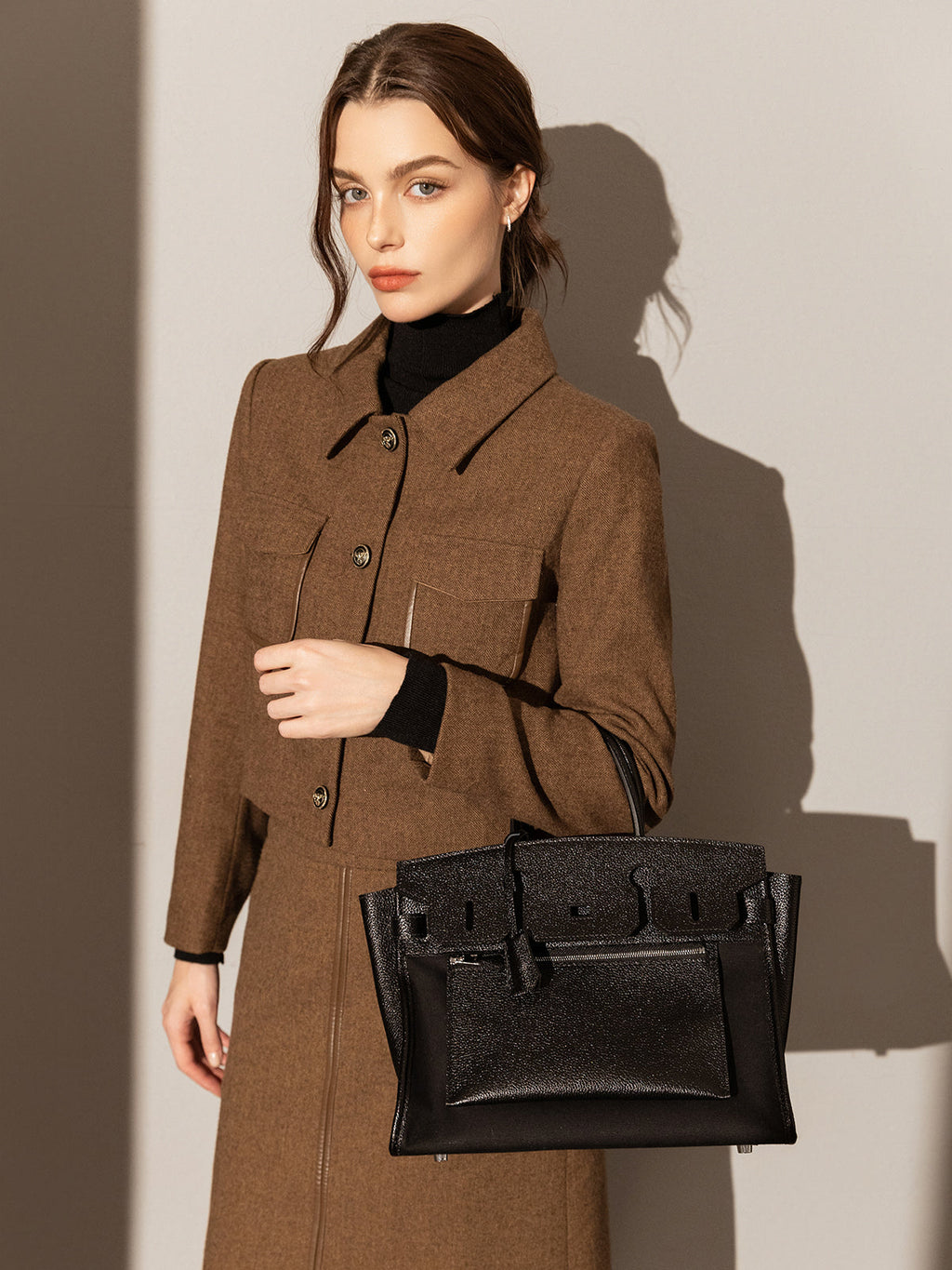 Lyon Leather Tote Bag