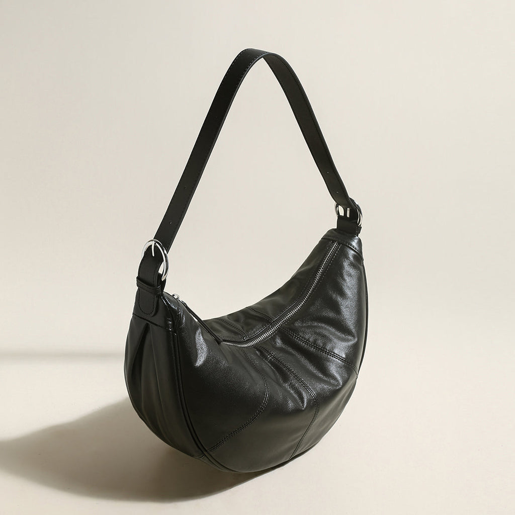 Macy Slouchy Leather Shoulder Bag