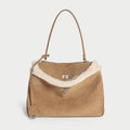 Manhattan Large Felt Leather Tote Bag