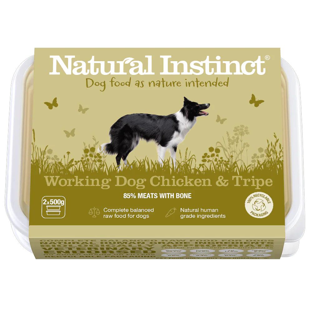 Natural Instinct Working Dog Chicken & Tripe