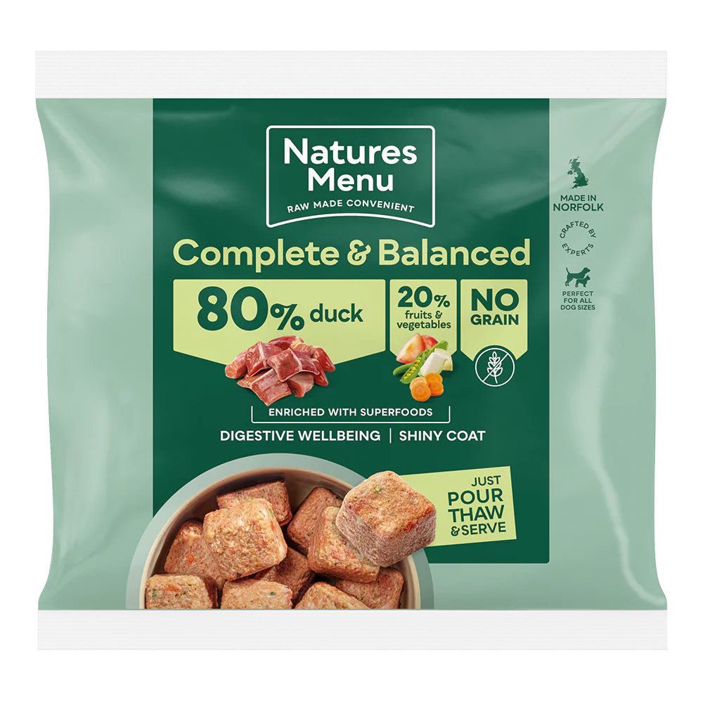Natures Menu Complete & Balanced Duck Nuggets 80/20 1kg