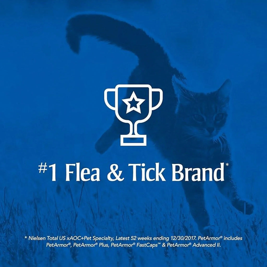 PetArmor Flea & Tick Treatment for Cats (Over 1.5 lbs) – 6 Month Topical Supply