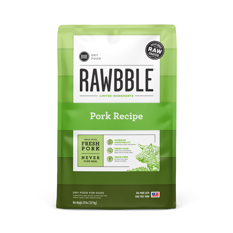 Rawbble Dry Food for Dogs – Pork Recipe
