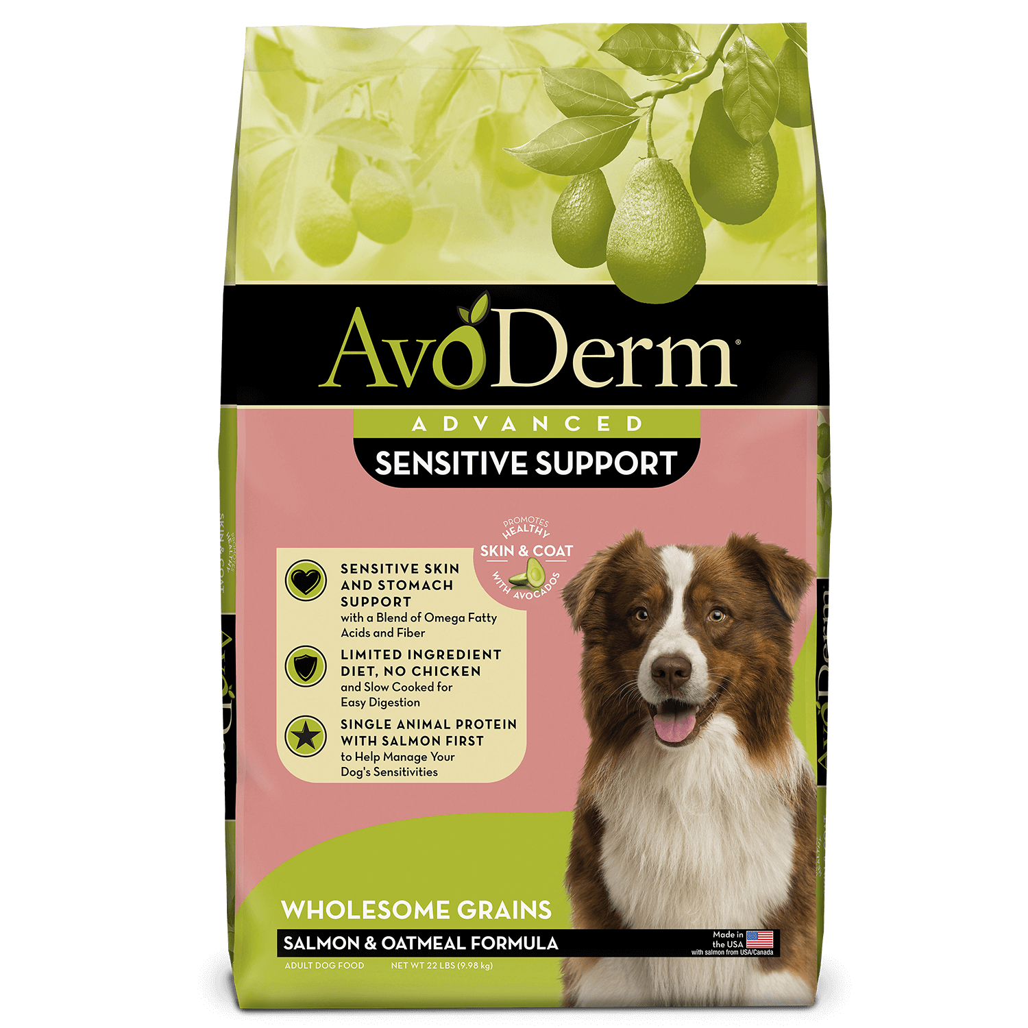 AvoDerm Natural Advanced Sensitive Support Salmon & Oatmeal Formula