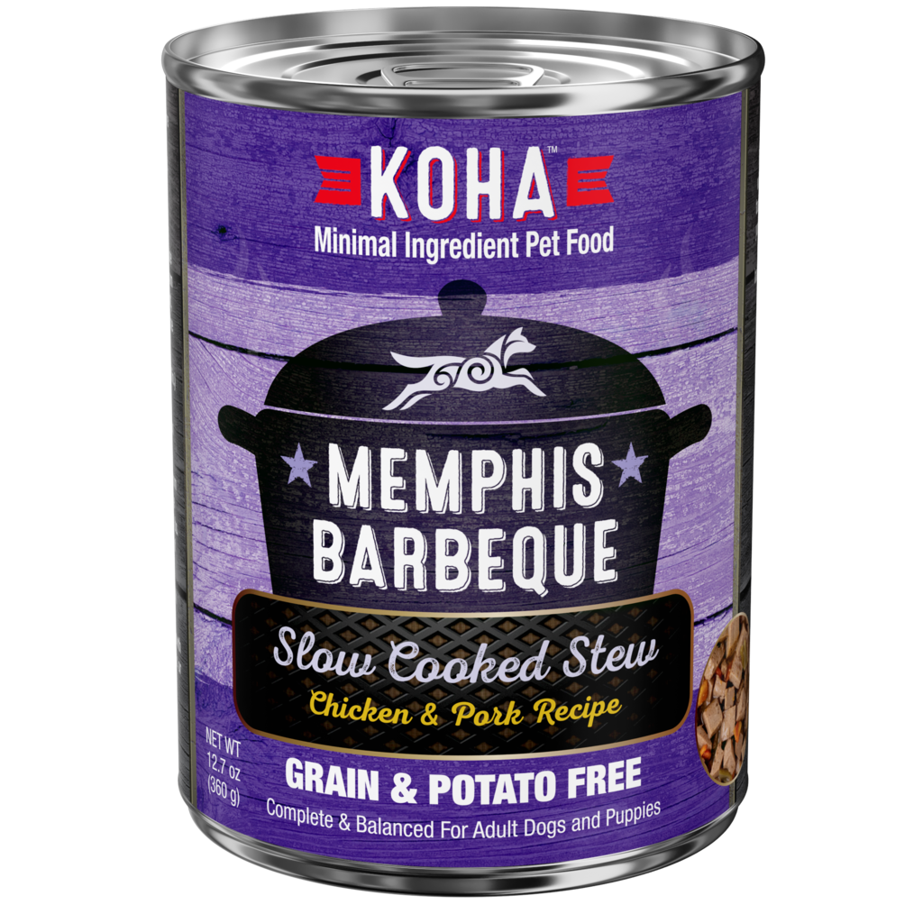 Koha Memphis Barbeque Slow Cooked Stew Chicken & Pork Recipe for Dogs