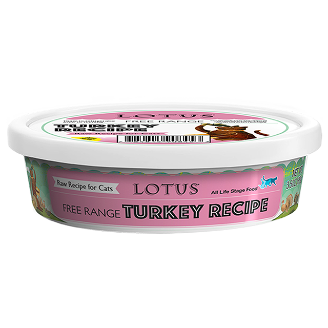 Lotus Raw Cat Food Turkey Recipe