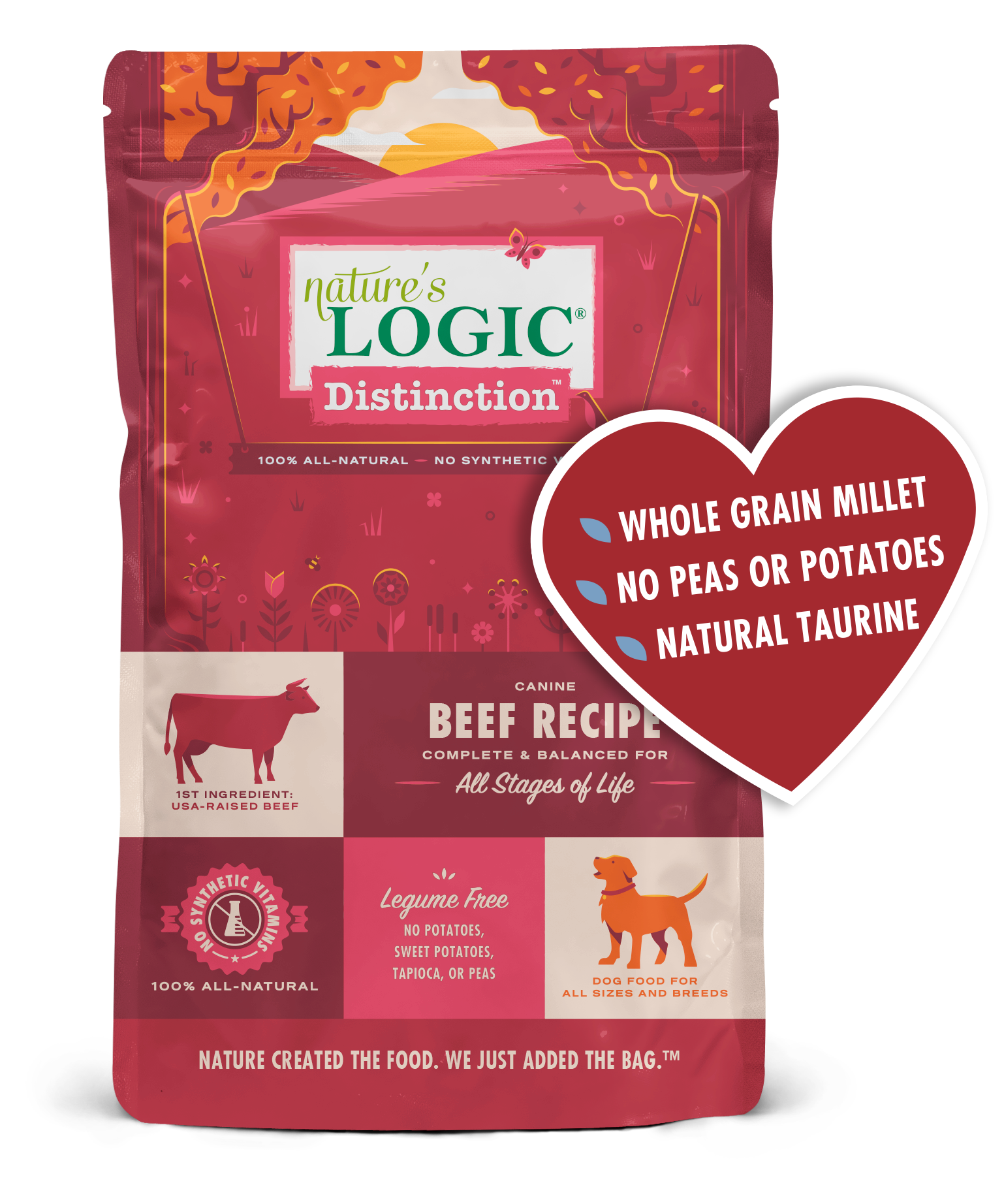 Nature's Logic Distinction Canine Beef Recipe Dry Dog Food