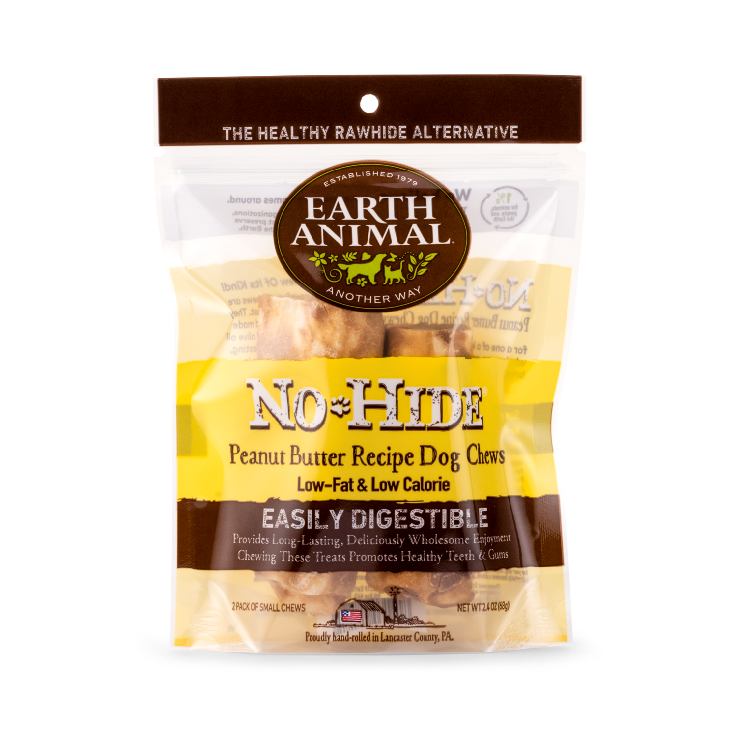 Earth Animal Peanut Butter No-Hide® Wholesome Chew
