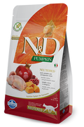 Farmina Prime N&D Natural & Delicious Grain Free Pumpkin, Quail, & Pomegranate Neutered Adult Dry Cat Food