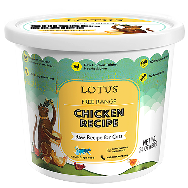 Lotus Raw Cat Food Chicken Recipe