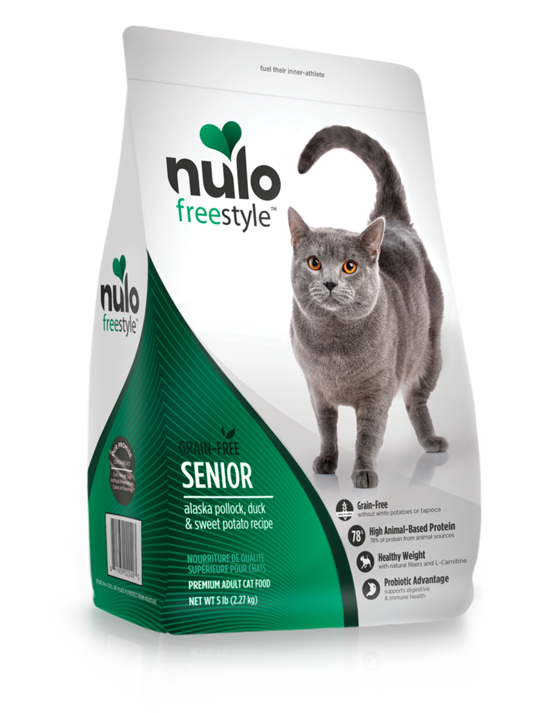 Nulo FreeStyle Alaska Pollock, Duck & Sweet Potato Recipe for Senior Cats