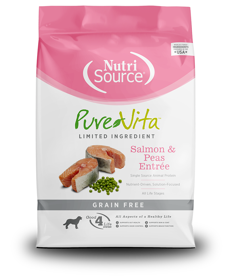 NutriSource® PureVita™ Salmon & Peas Entrée Grain Free Limited Ingredient Dog Food