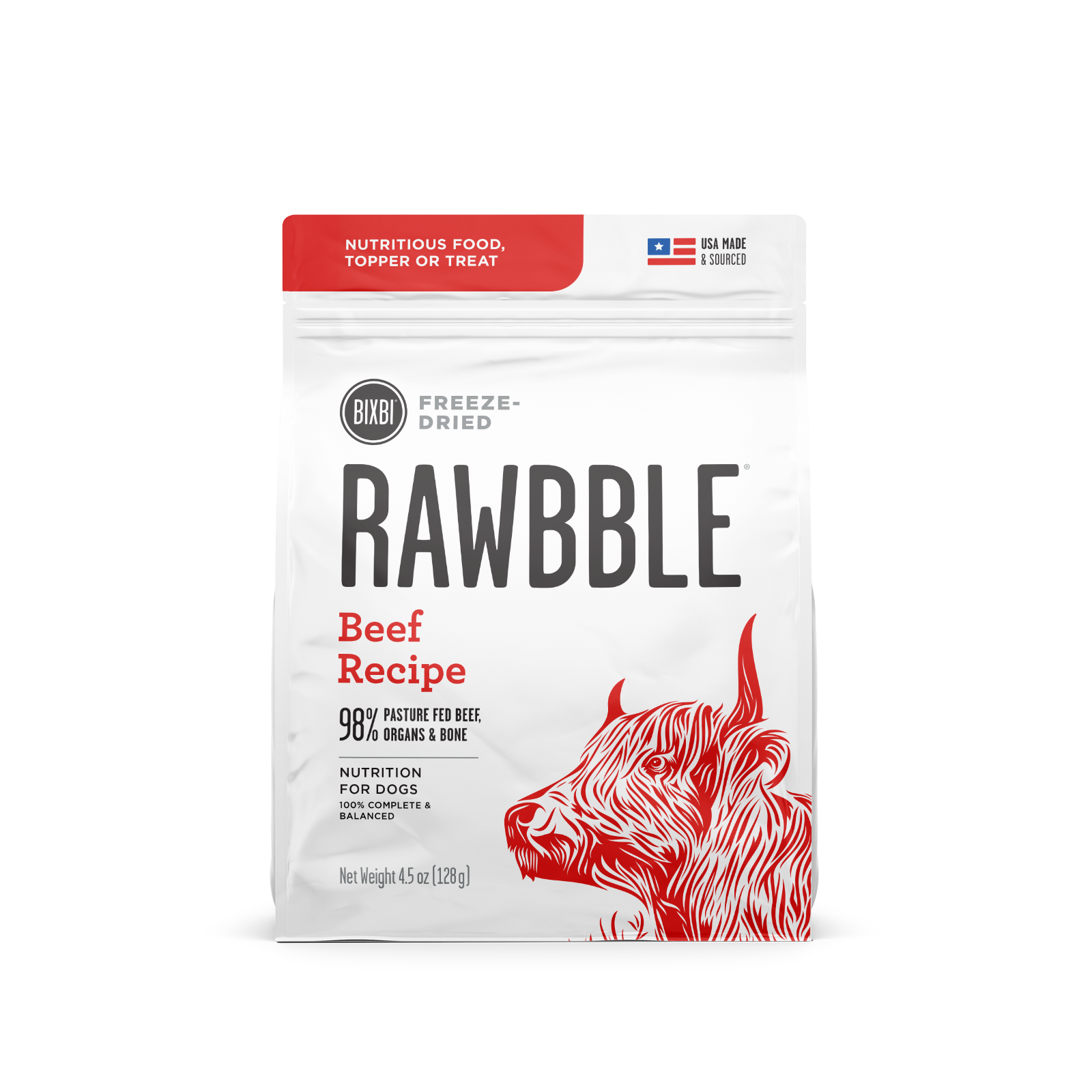 RAWBBLE® FREEZE DRIED DOG FOOD - BEEF RECIPE