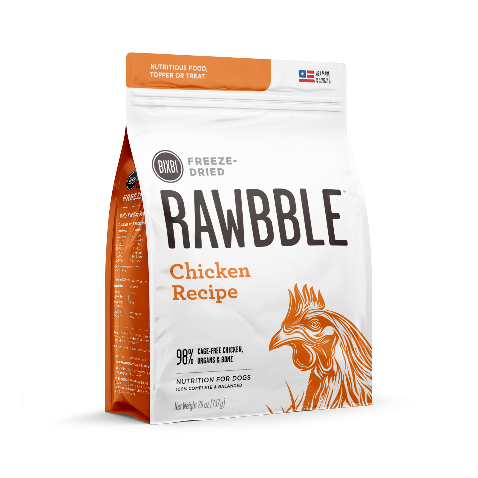 RAWBBLE® FREEZE DRIED DOG FOOD - CHICKEN RECIPE