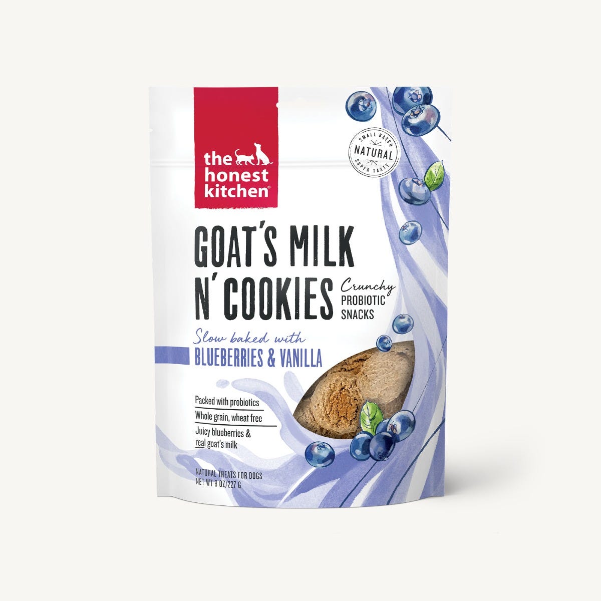 The Honest Kitchen Goat's Milk N' Cookies Slow Baked with Blueberries & Vanilla