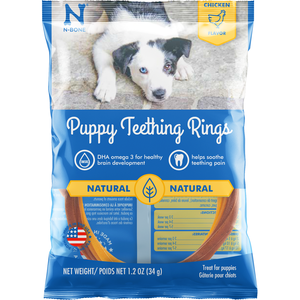 N-Bone® Puppy Teething Rings Chicken Flavor
