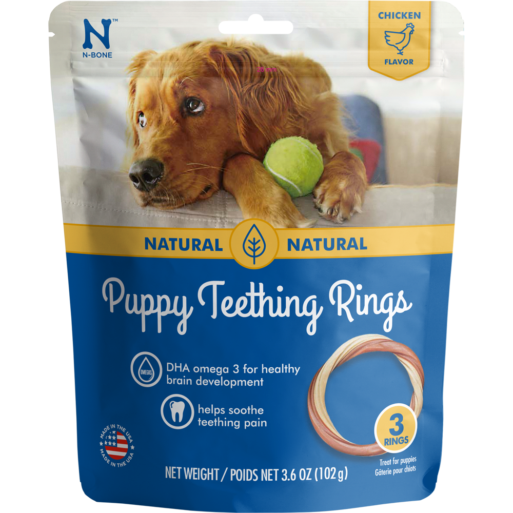 N-Bone® Puppy Teething Rings Chicken Flavor