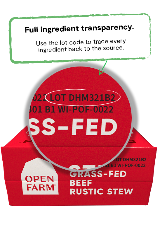 Open Farm Grass-Fed Beef Rustic Stew Wet Dog Food