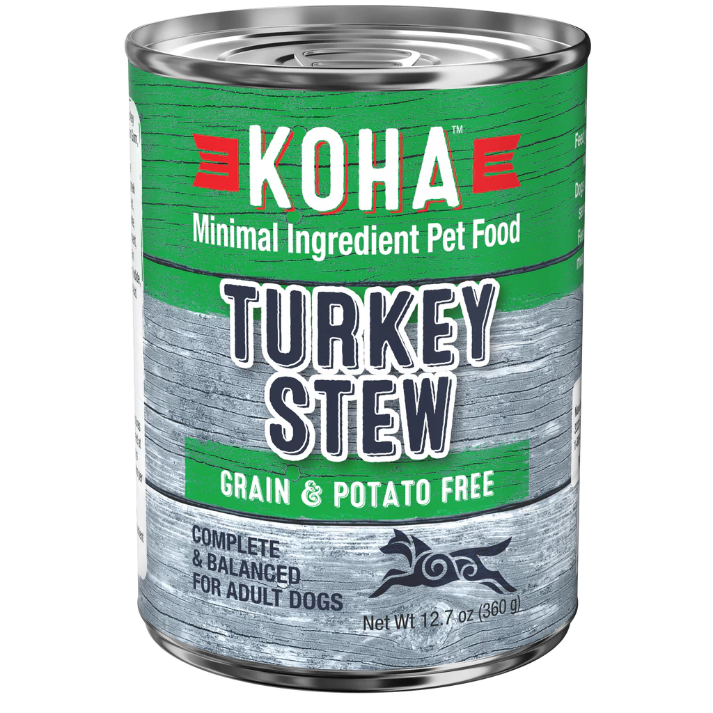 Koha Minimal Ingredient Turkey Stew for Dogs