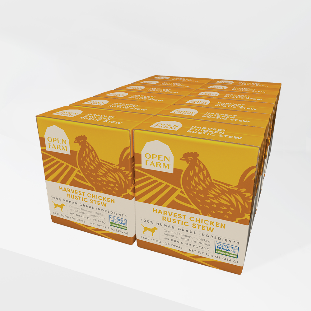 Open Farm Harvest Chicken Rustic Stew Wet Dog Food