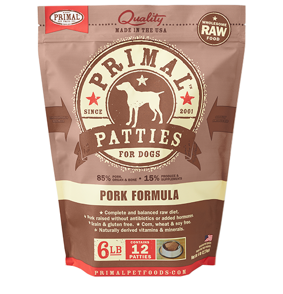 Primal Pet Foods Canine Raw Frozen Patties