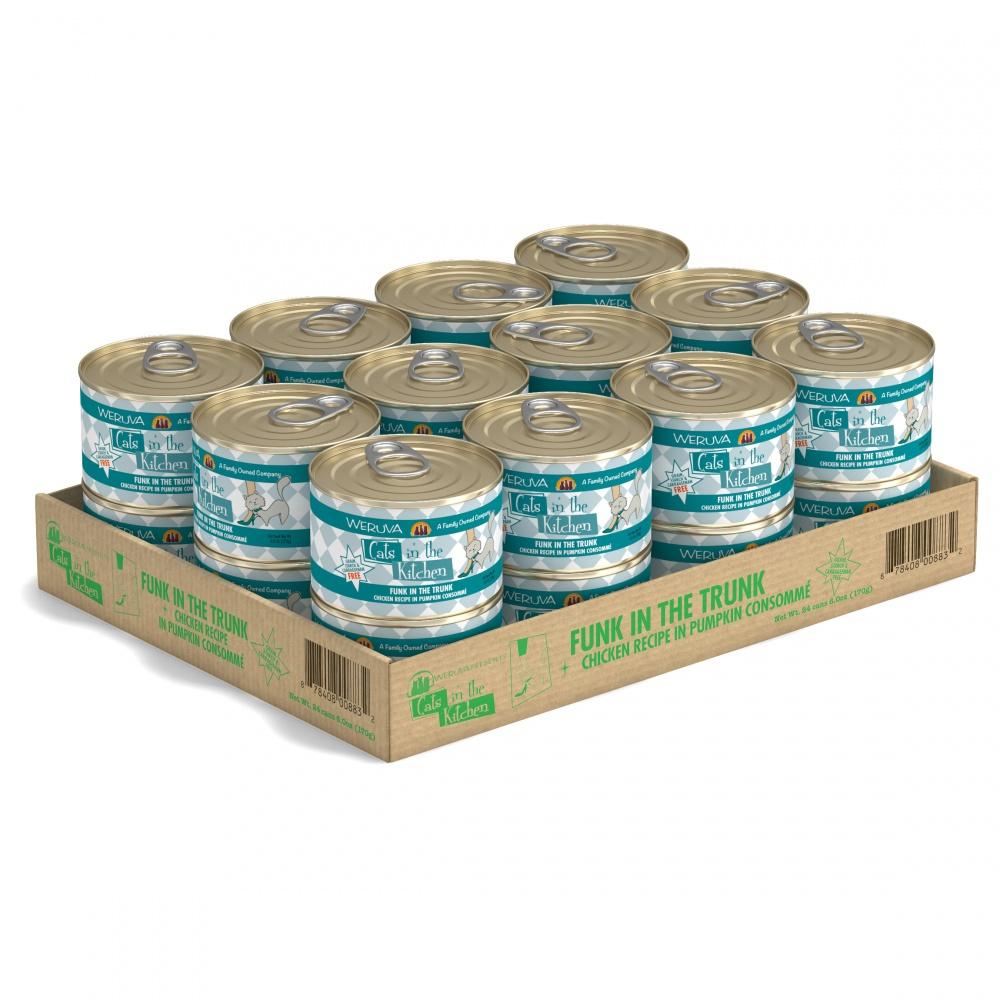 Weruva Funk in the Trunk Chicken Recipe in Pumpkin Consommé Cat Food