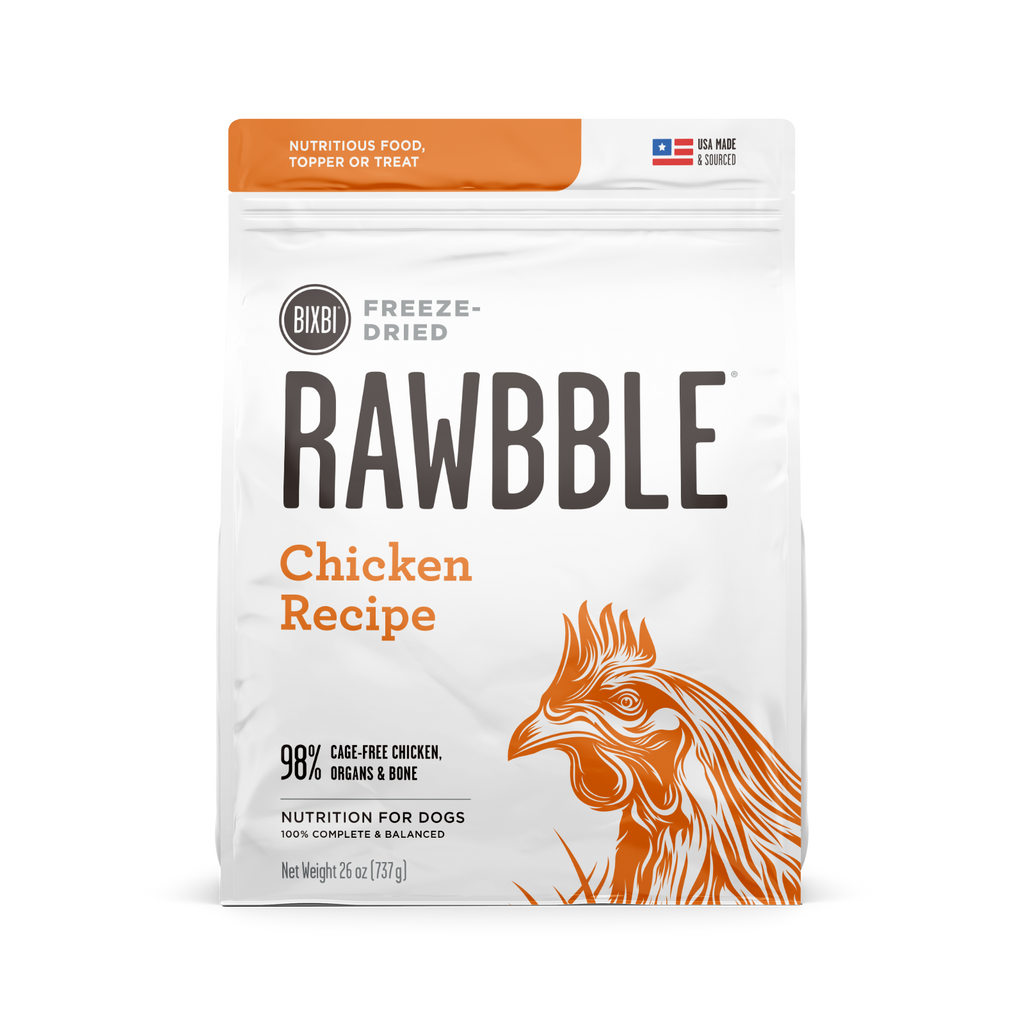 RAWBBLE® FREEZE DRIED DOG FOOD - CHICKEN RECIPE