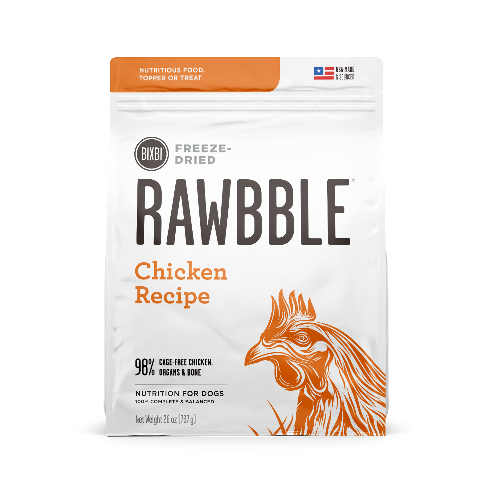 RAWBBLE® FREEZE DRIED DOG FOOD - CHICKEN RECIPE