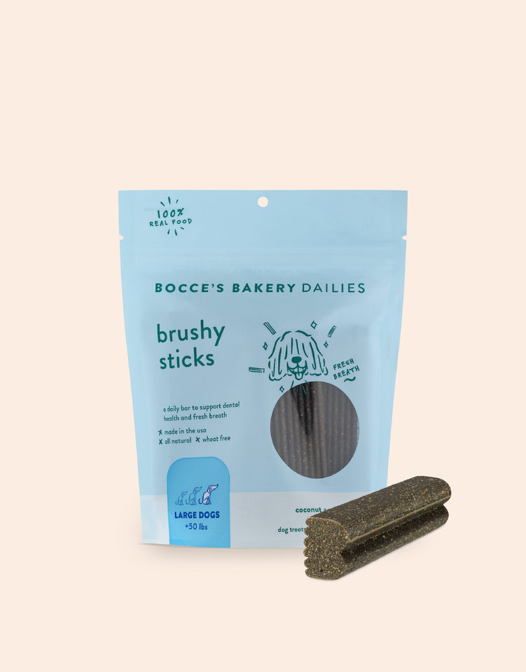 Bocce's Bakery Brushy Sticks Dental Bars