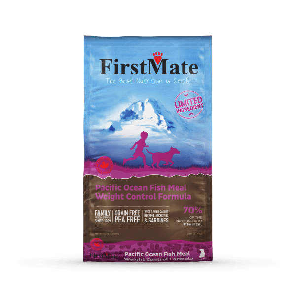 FirstMate Pet Foods Limited Ingredient Pacific Ocean Fish Meal – Weight Control Formula