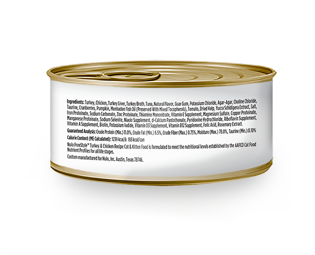 Nulo FreeStyle Grain Free Turkey & Chicken Recipe Canned Food