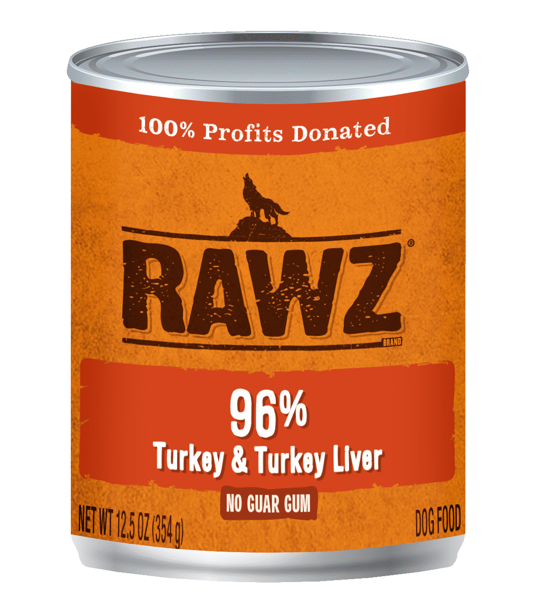 RAWZ® 96% Turkey & Turkey Liver Dog Food