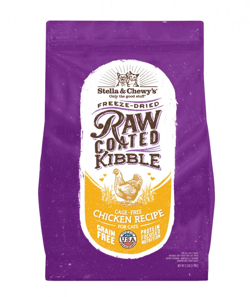 Stella & Chewy's Raw Coated Kibble Cage Free Chicken Recipe Dry Cat Food