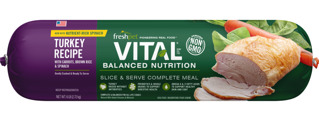 VITAL® BALANCED NUTRITION TURKEY RECIPE WITH PEAS, CARROTS & BROWN RICE FOR DOGS
