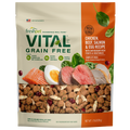 VITAL® GRAIN FREE CHICKEN, BEEF, SALMON & EGG RECIPE WITH ANTIOXIDANT-RICH FRUITS & VEGETABLES FOR DOGS