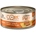 Wellness CORE Grain Free Natural Chicken, Turkey and Chicken Liver Smooth Pate Wet Canned Cat Food