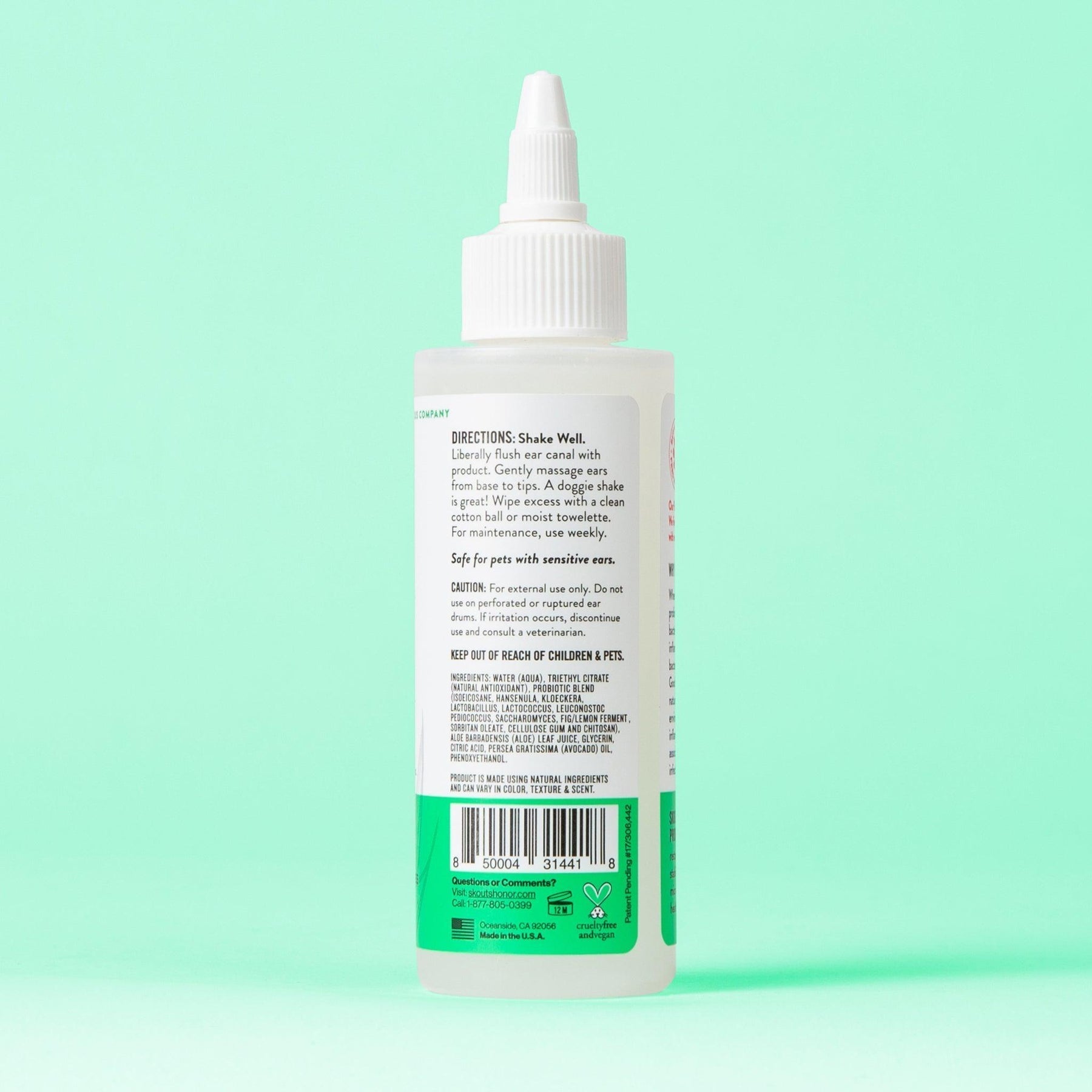 Skout's Honor Probiotic Ear Cleaner for Dogs & Cats