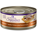 Wellness Signature Selects Grain Free Natural White Meat Chicken and Beef Entree in Sauce Wet Canned Cat Food