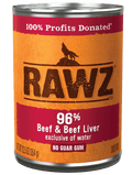 Rawz 96% Beef & Beef Liver Dog Food