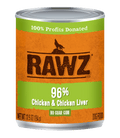 Rawz 96% Chicken & Chicken Liver Dog Food