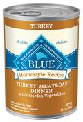 Blue Buffalo Homestyle Recipe Turkey Meatloaf Dinner With Carrots And Sweet Potatoes Canned Dog Food