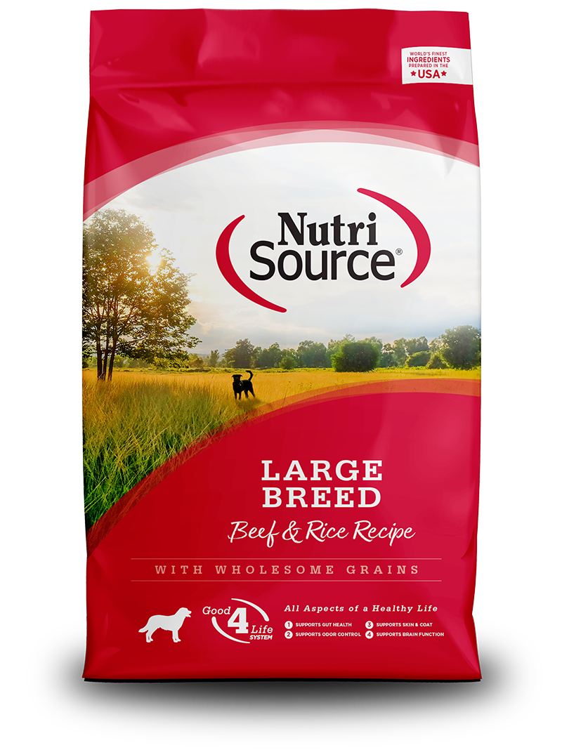 NutriSource® Large Breed Beef & Rice Recipe Dog Food