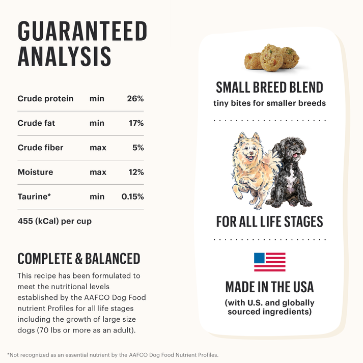 The Honest Kitchen Grain Free Beef Clusters For Small Breeds Dry Dog Food